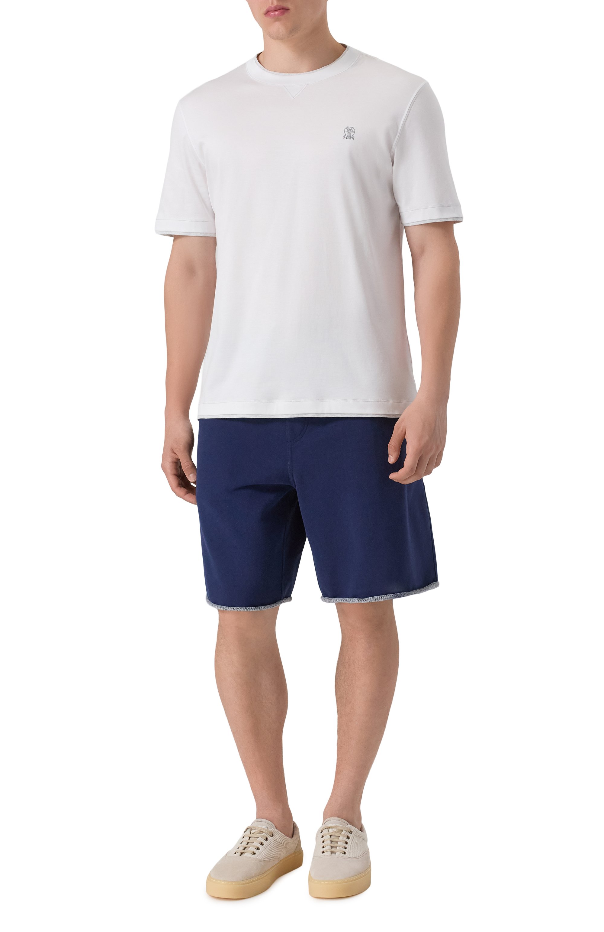 Хлопковая футболка BRUNELLO CUCINELLI, арт. M0B137451G, фото 2