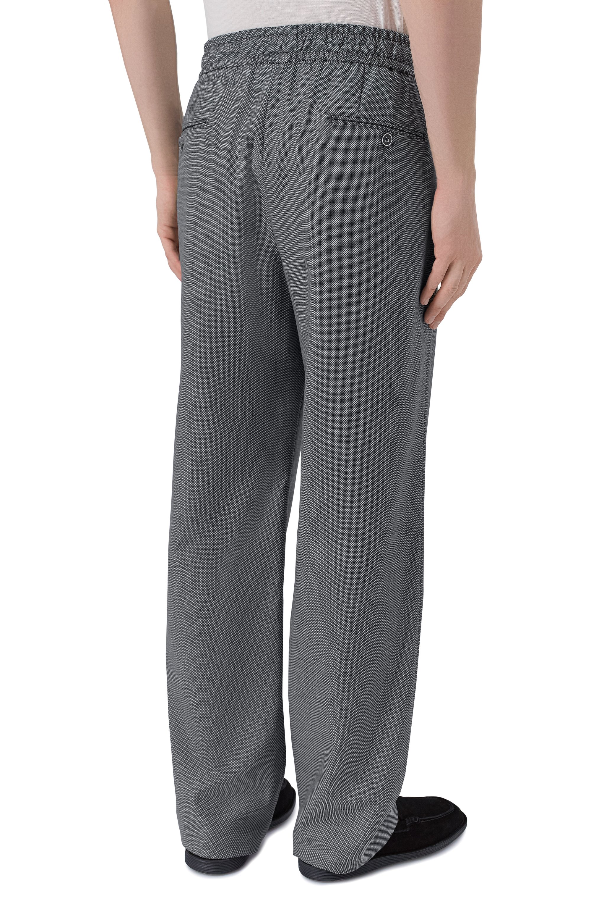 Шерстяные брюки DOLCE & GABBANA, арт. GV4LHT/FM2HM, фото 4