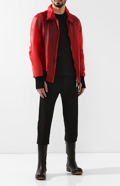 Кожаные сапоги RICK OWENS, арт. RU19S2849/LNPEM1, фото 2