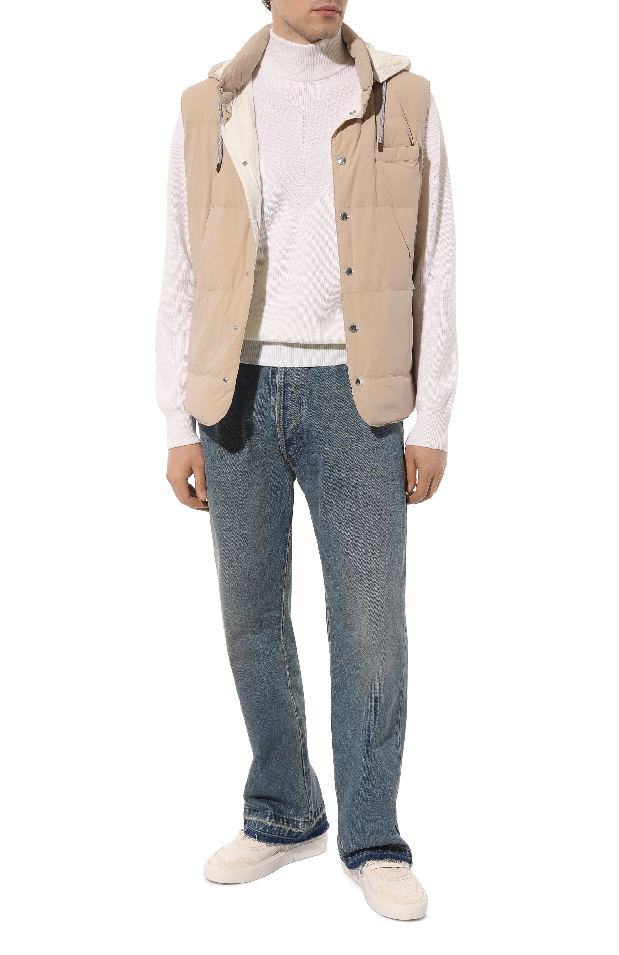 Пуховый жилет BRUNELLO CUCINELLI, арт. MM4031716, фото 2