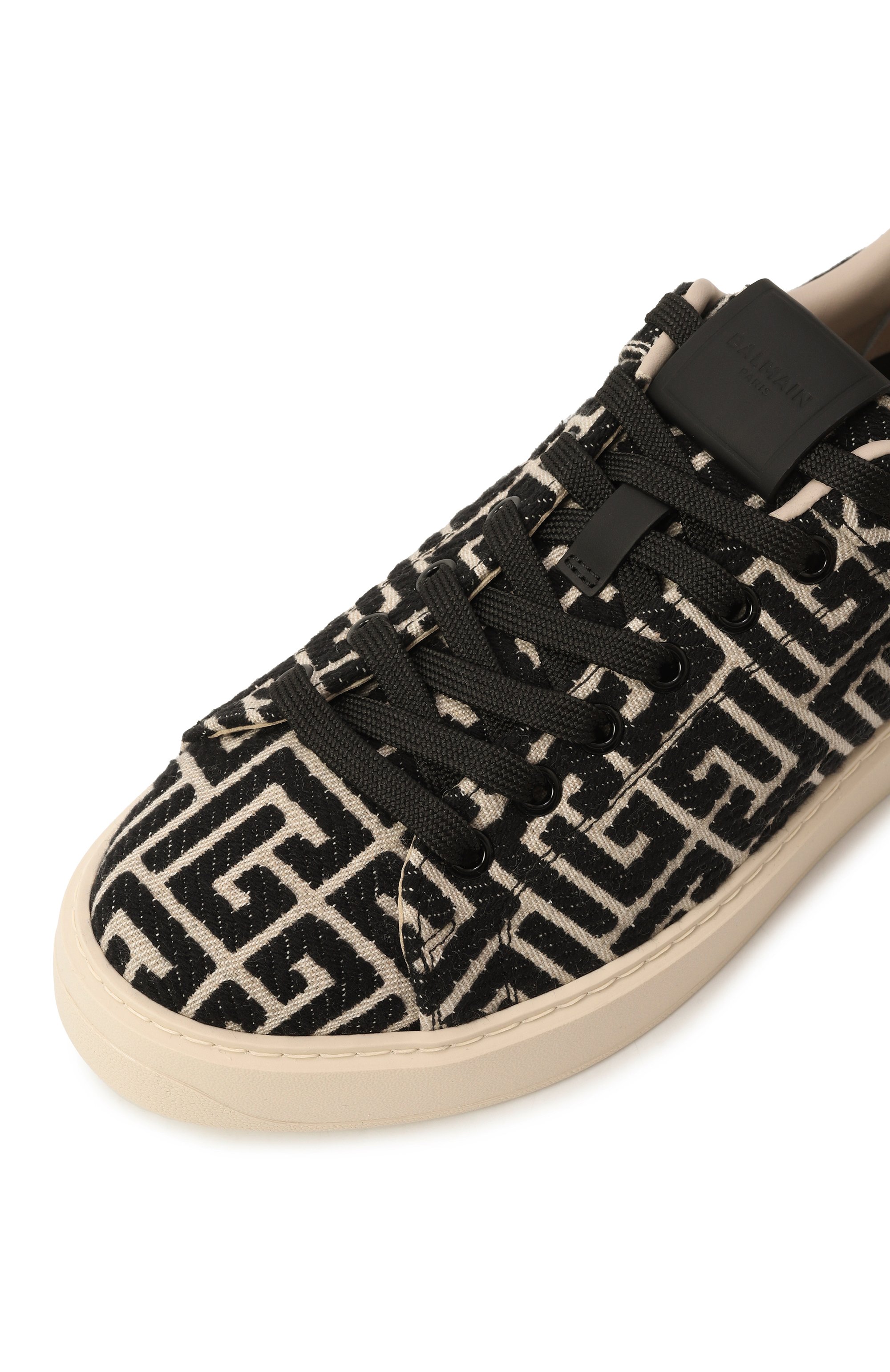 Текстильные кеды b-court BALMAIN, арт. DN1VI690/TJCM, фото 7