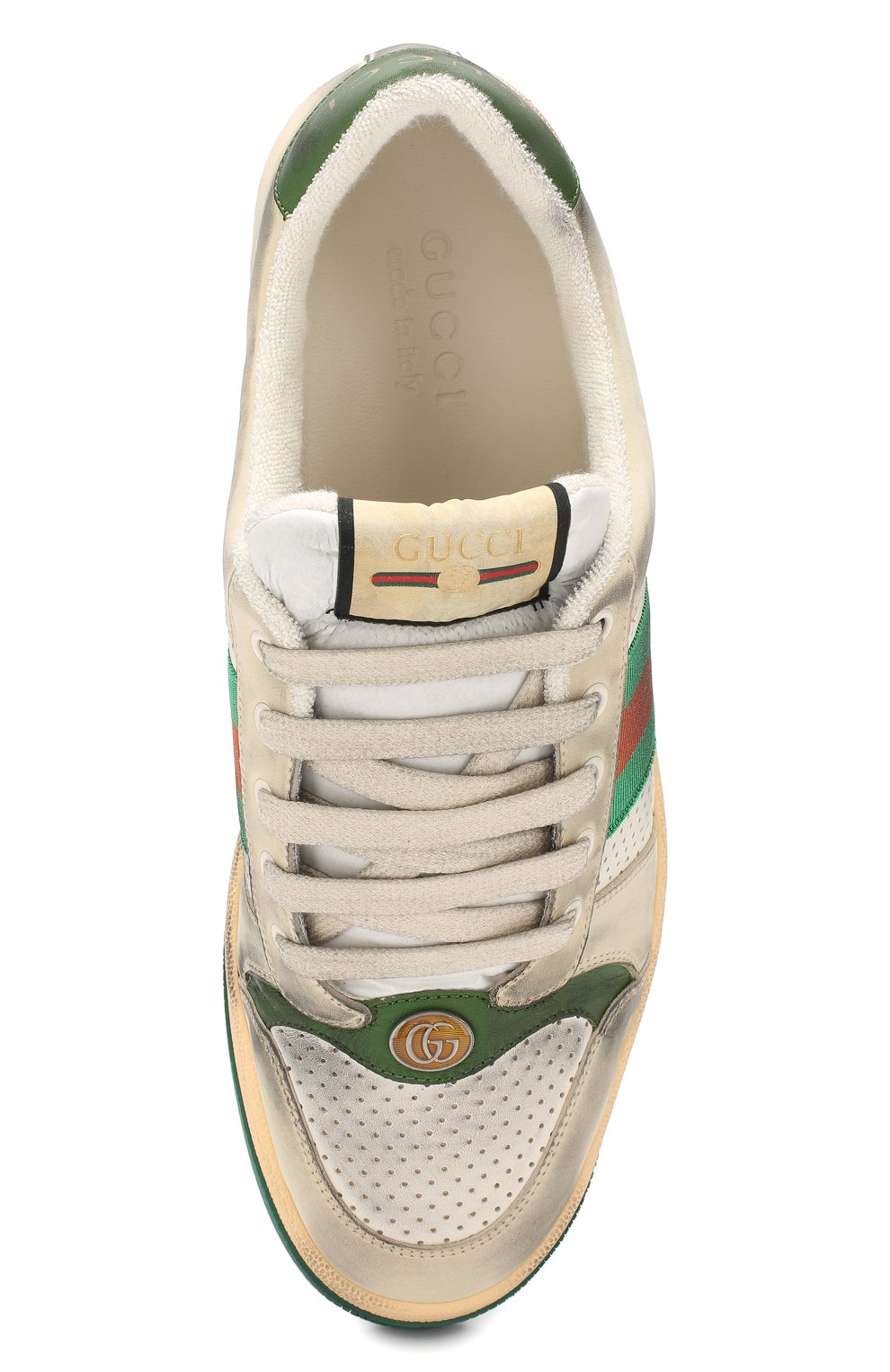 Кожаные кеды screener GUCCI, арт. 546163/0YI20, фото 5