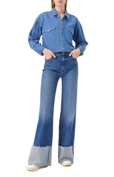 Джинсы the hustler roller heel cuff fray MOTHER, арт. 10937-259, фото 2