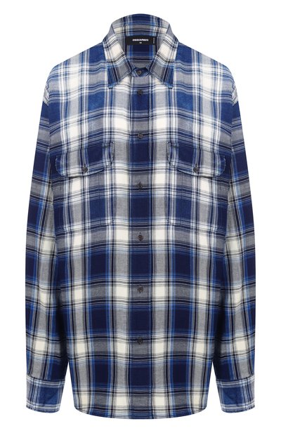 Женская хлопковая рубашка DSQUARED2, арт. S75DL0925/D35206