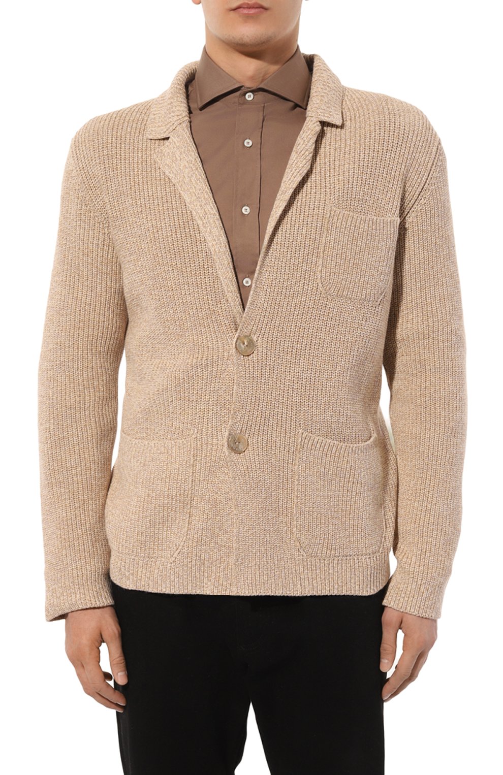 Кардиган из кашемира и хлоп�ка AGNONA, арт. KX02U18E/1T07M8E, фото 3