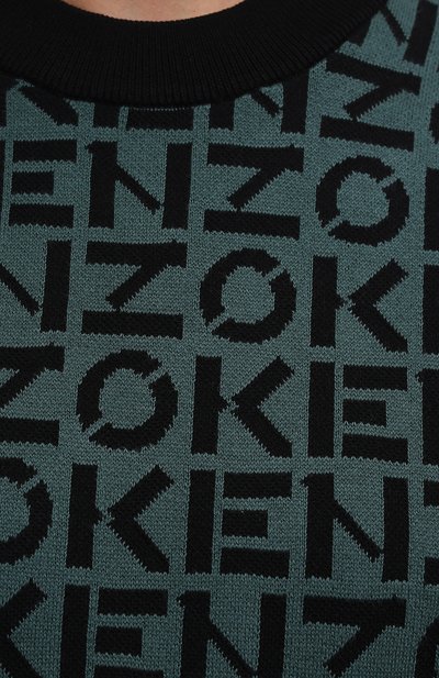 Платье KENZO хаки цвета по цене 35750 руб., арт. FB62R06363SC, фото 5 Платье KENZO, арт. FB62R06363SC, фото 5