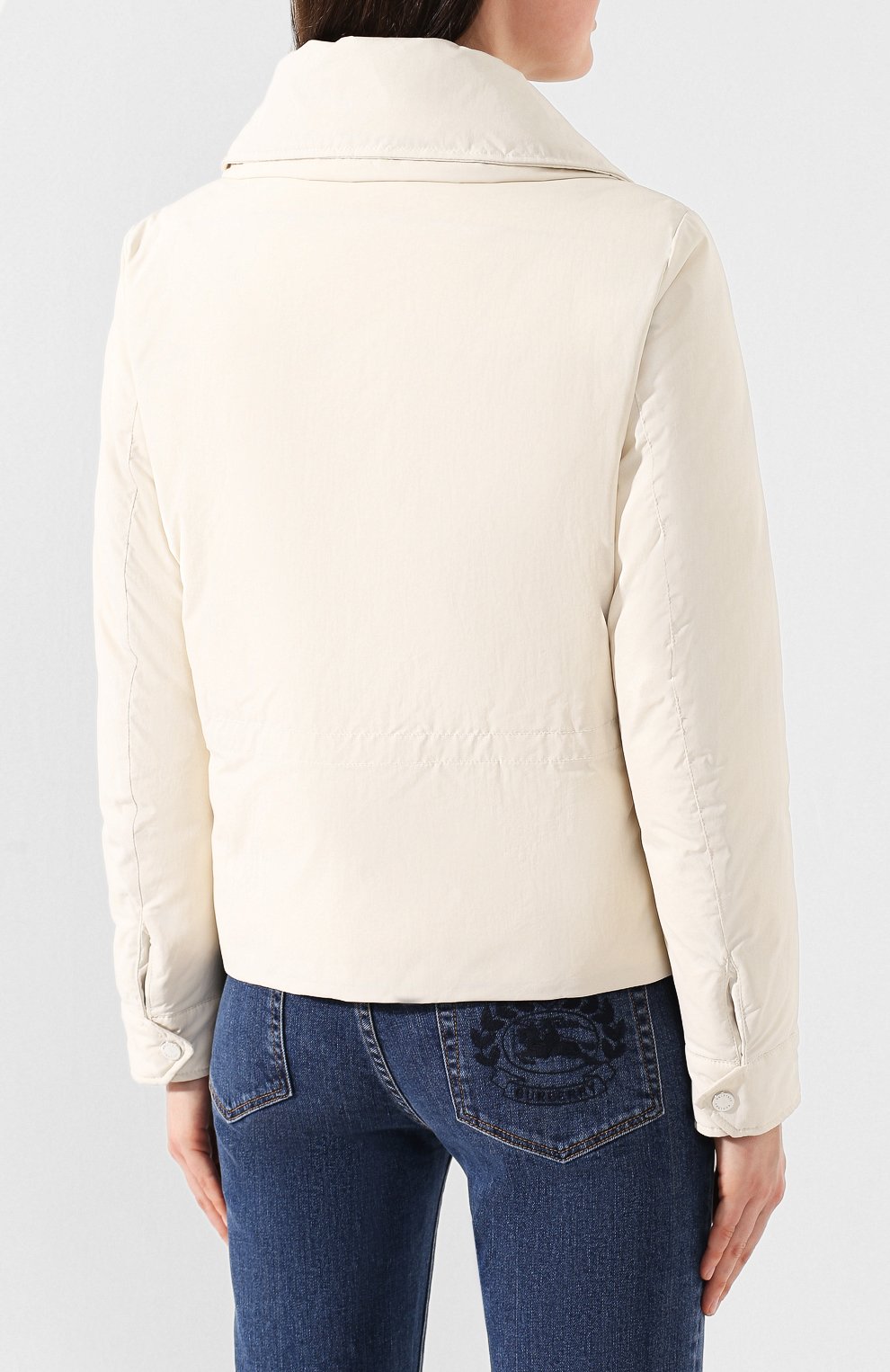 Пуховая куртка BELSTAFF светло-серого цвета по цене 42600 руб., арт. 72050499/C50N0518, фото 4 Пуховая куртка BELSTAFF, арт. 72050499/C50N0518, фото 4