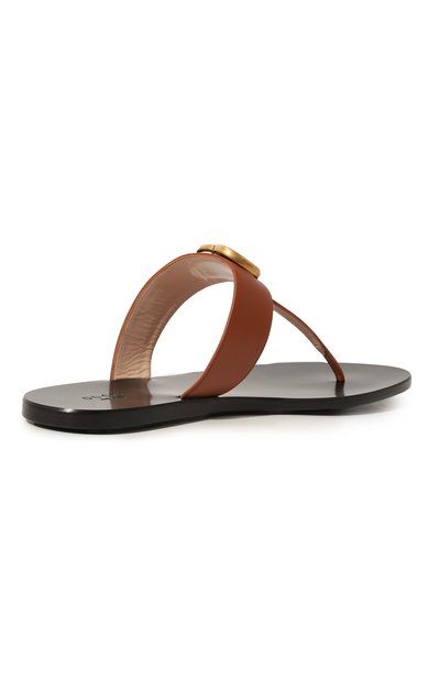 Кожаные шлепанцы marmont GUCCI, арт. 497444 A3N00, фото 5