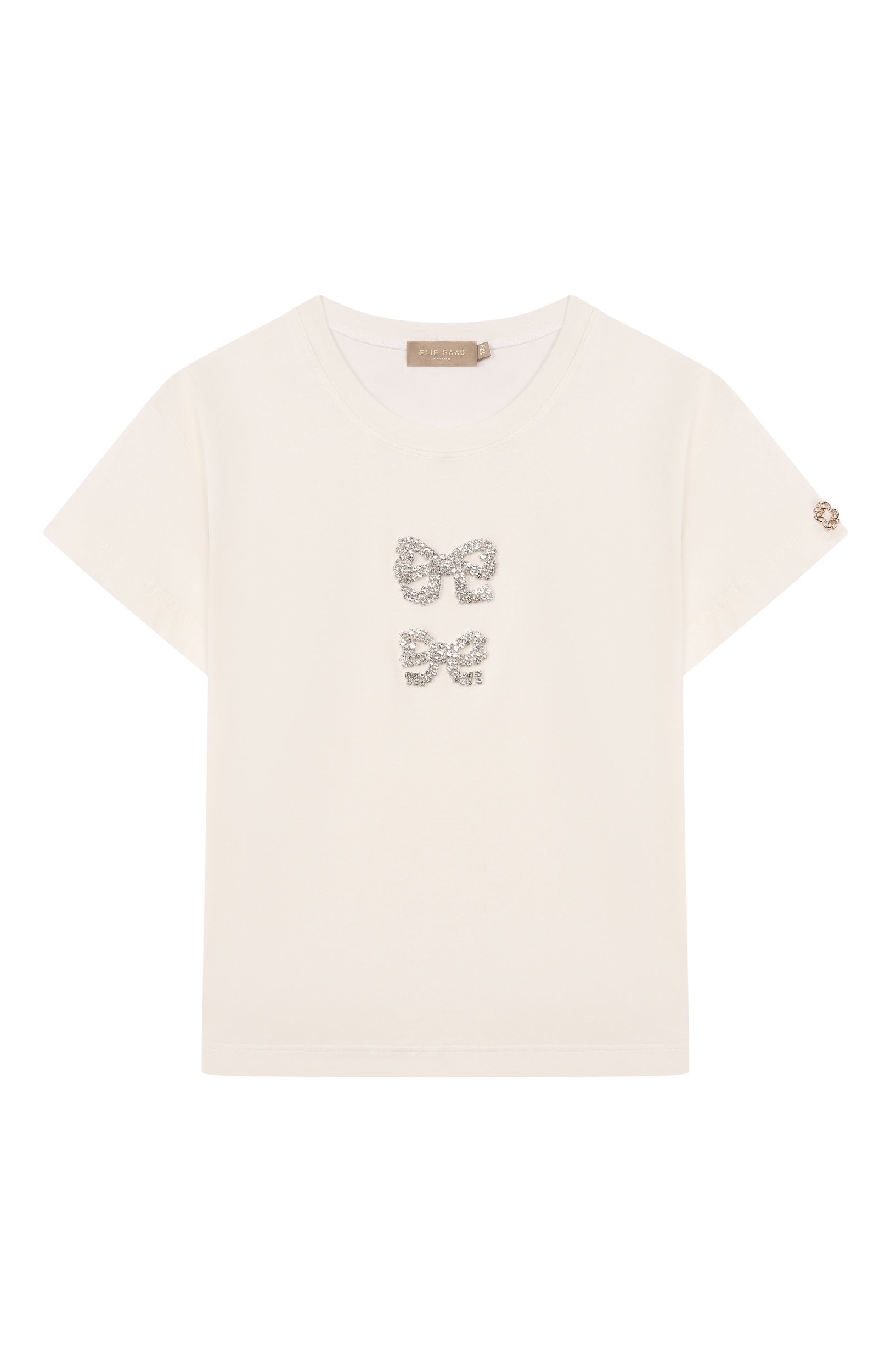 Футболка из вискозы ELIE SAAB JUNIOR, арт. EFTS030/TS0059_001, фото 1