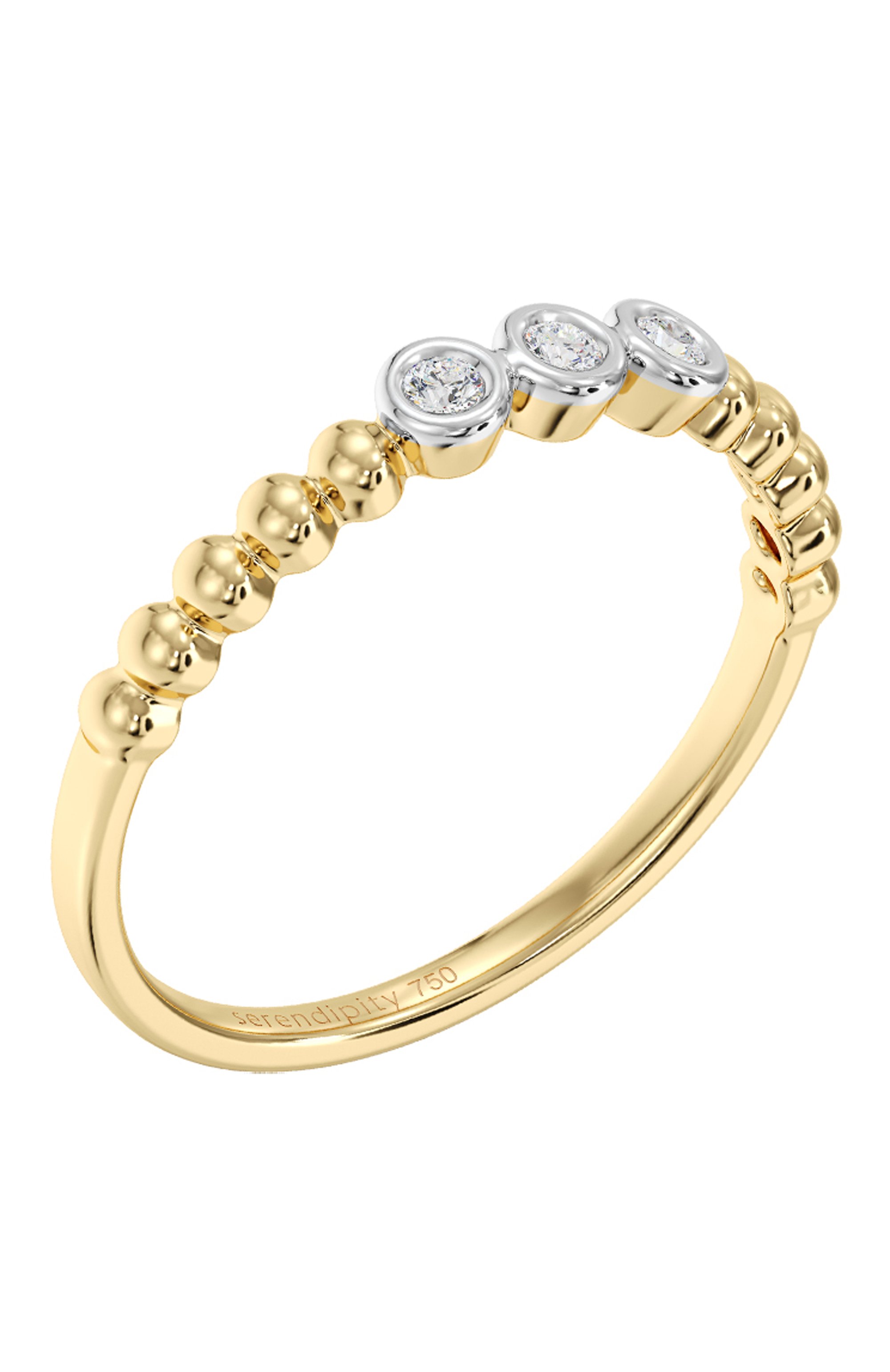 Кольцо SERENDIPITY бесцветного цвета по цене 132250 руб., арт. EJR0037Y, фото 1 Кольцо SERENDIPITY, арт. EJR0037Y, фото 1