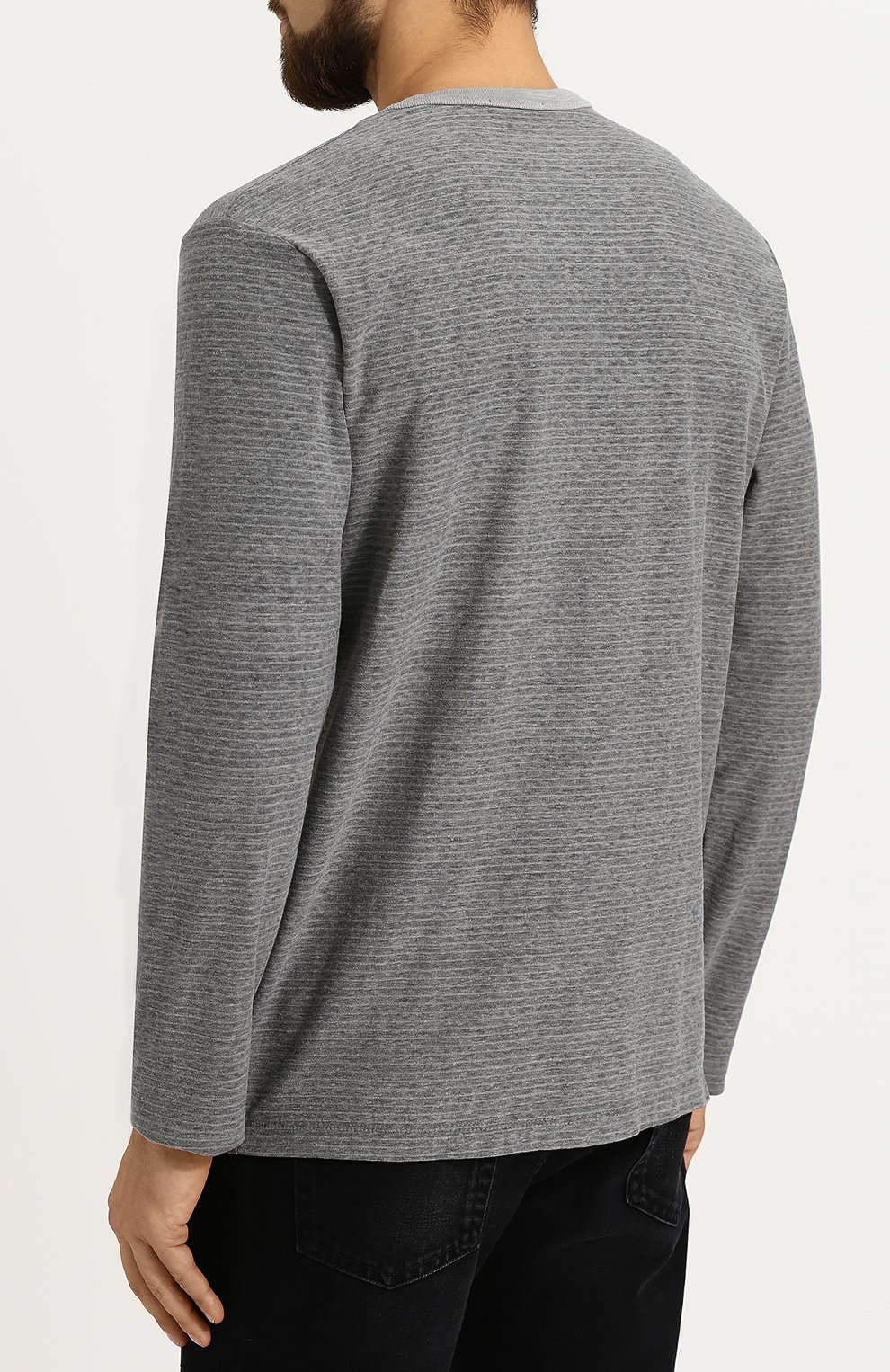 Хлопковый лонгслив хенли JAMES PERSE, арт. MRMS3181, фото 4