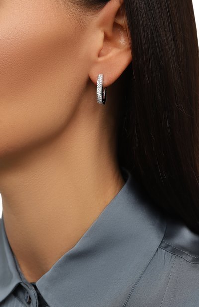 Серьги dextera SWAROVSKI серебряного цвета по цене 21400 руб., арт. 5618307, фото 2 Серьги dextera SWAROVSKI, арт. 5618307, фото 2