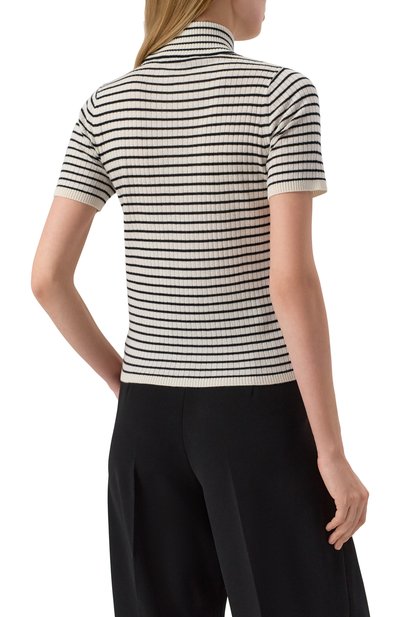 Водолазка из шерсти и шелка MAX MARA STUDIO, арт. FIEMME, фото 4