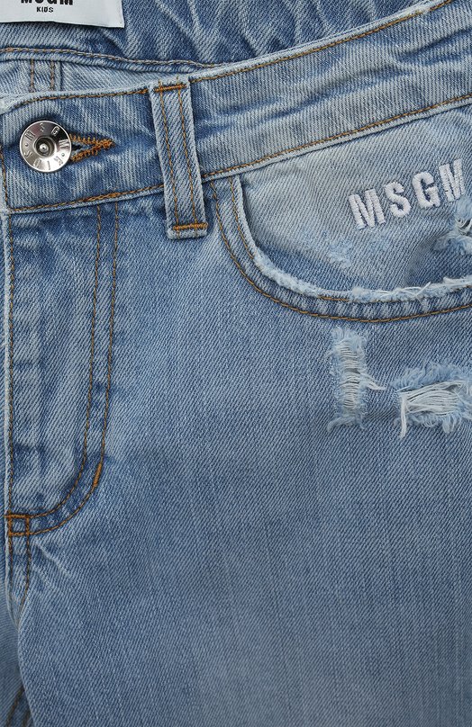 Джинсы MSGM kids Голубой, фото 3