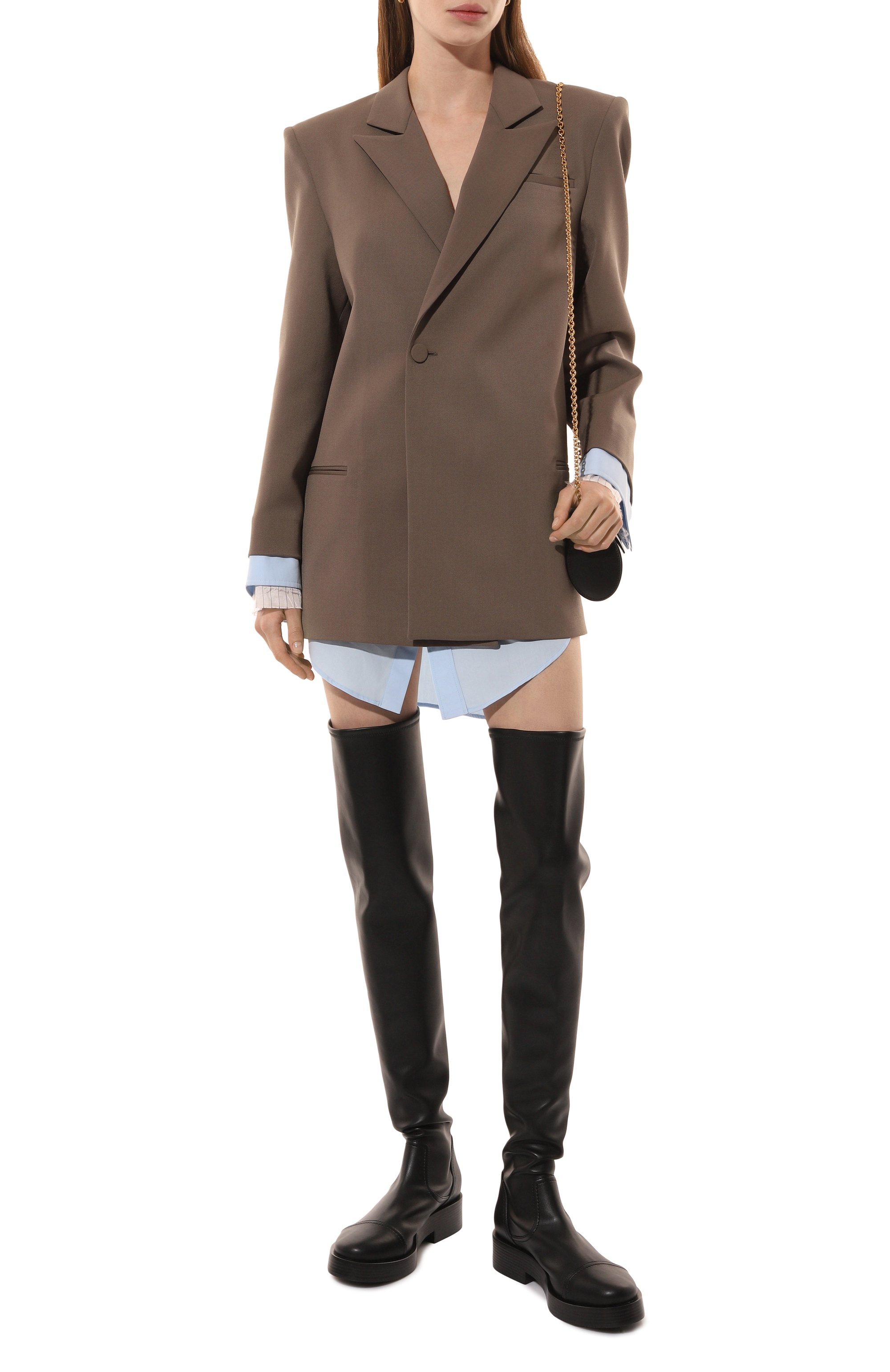 Комбинированные ботфорты CASADEI, арт. 1T073Y0301LABRE9000, фото 2