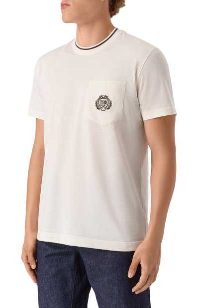 Хлопковая футболка DOLCE & GABBANA, арт. G8RA2Z/FU7EQ, фото 3