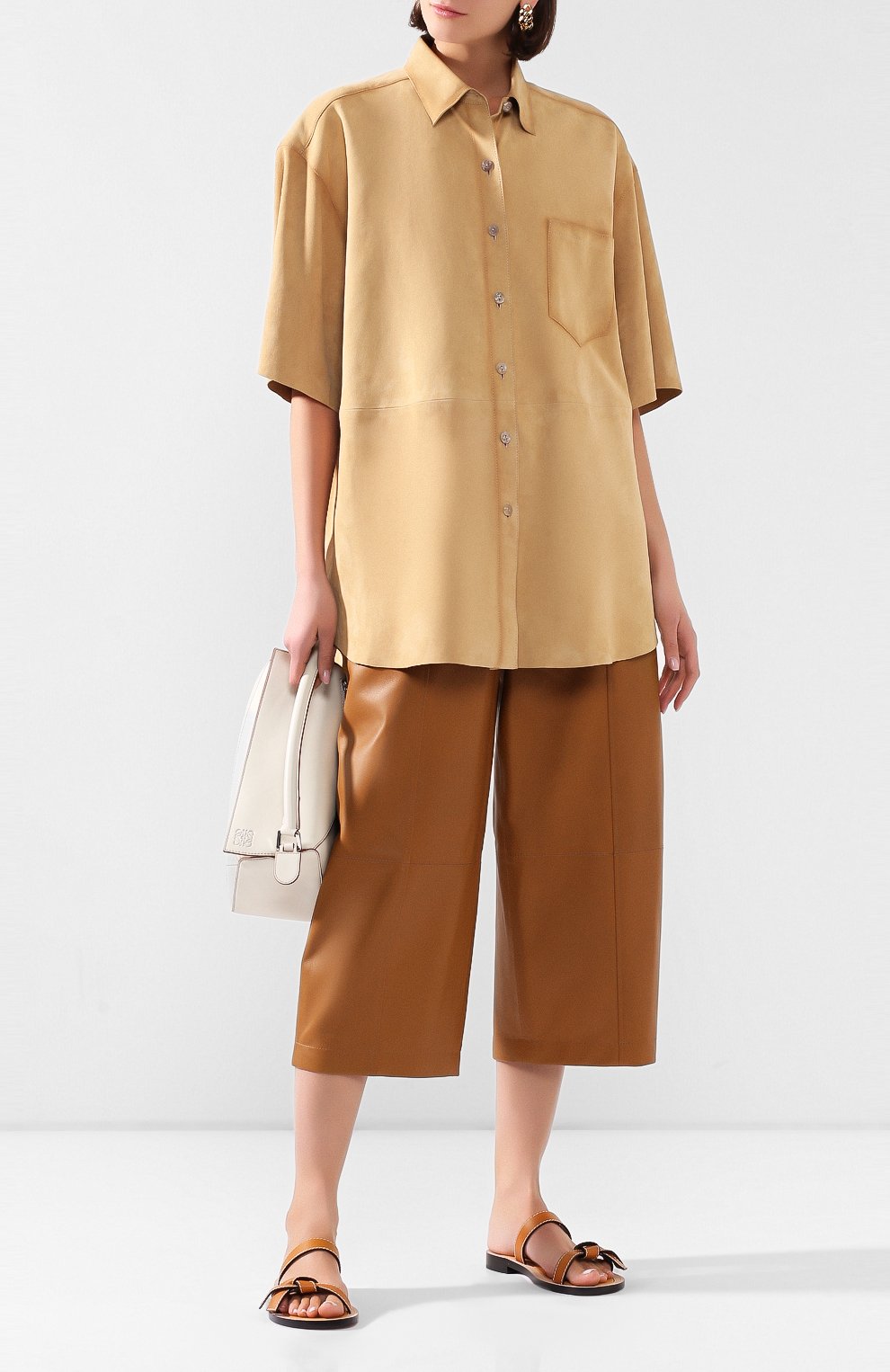 Кожаные шлепанцы LOEWE, арт. 453.10.636, фото 2