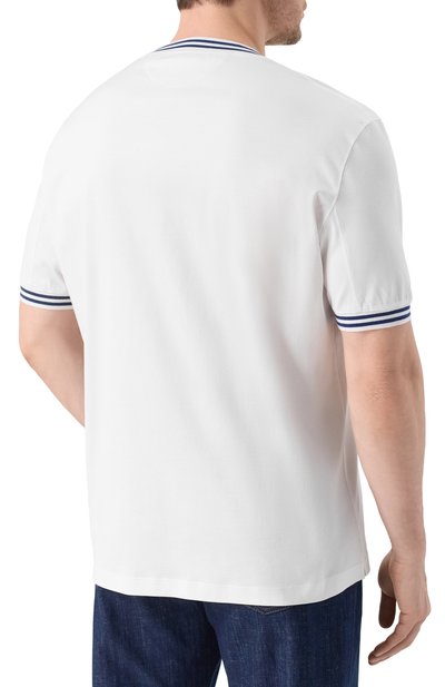 Хлопковая футболка BRUNELLO CUCINELLI, арт. M0B131386T, фото 4