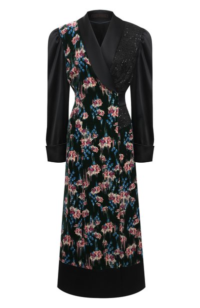 Женское платье из вискозы и шелка ULYANA SERGEENKO, арт. ABM002FW20P(1120т20)