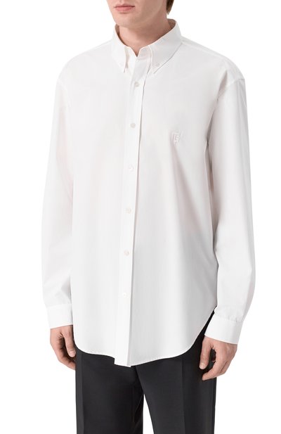 Хлопковая рубашка BALMAIN, арт. GH1HS496/CG39, фото 3
