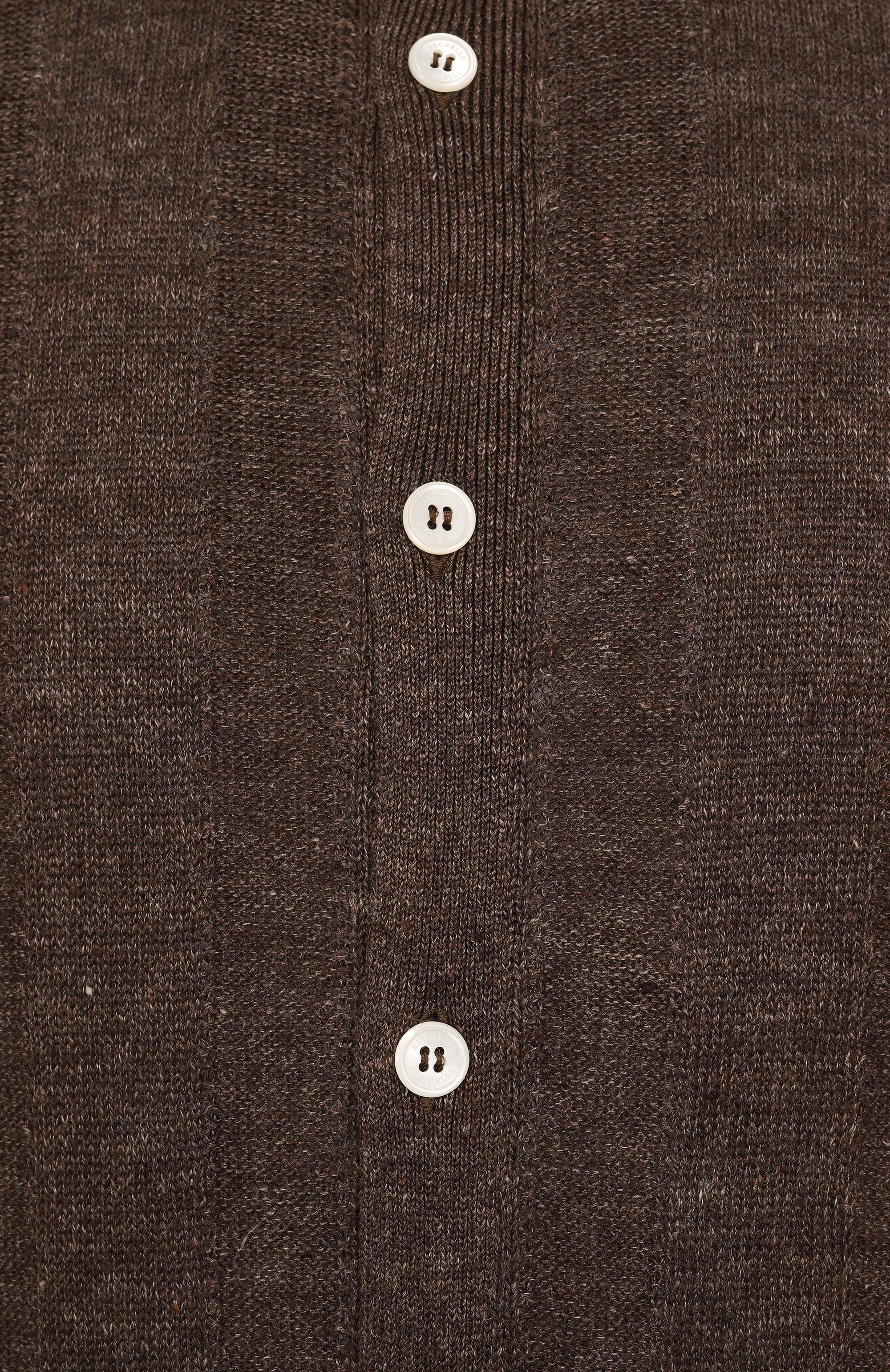 Рубашка изо льна и хлопка BRUNELLO CUCINELLI, арт. M2L707805, фото 6