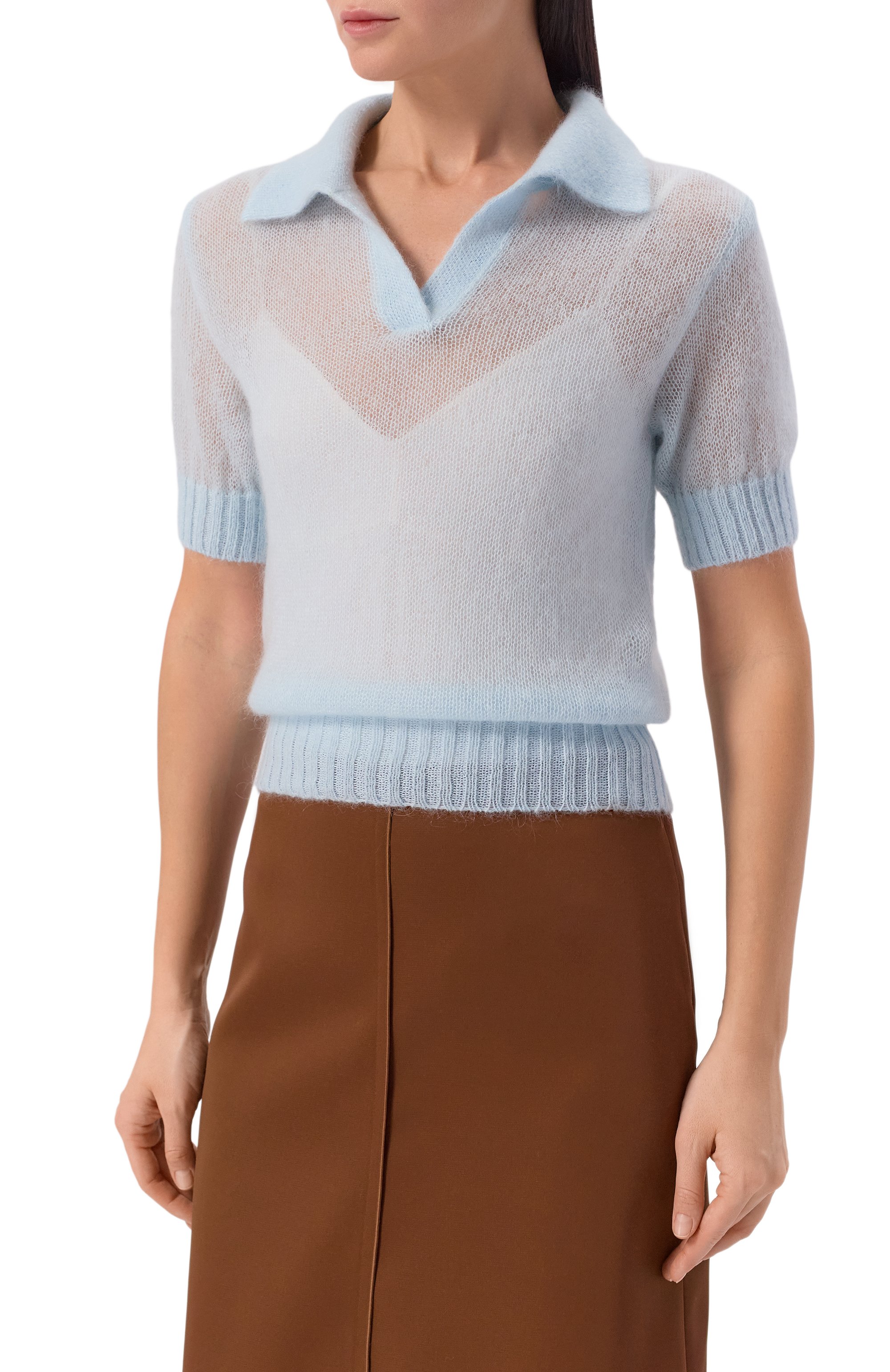 Шерстяное поло FREEAGE, арт. LW25.TS022.5070.401, фото 3