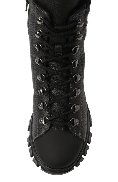 Комбинированные ботинки MISSOURI черного цвета по цене 32950 руб., арт. 85935 C/35-40, фото 4 Комбинированные ботинки MISSOURI, арт. 85935 C/35-40, фото 4