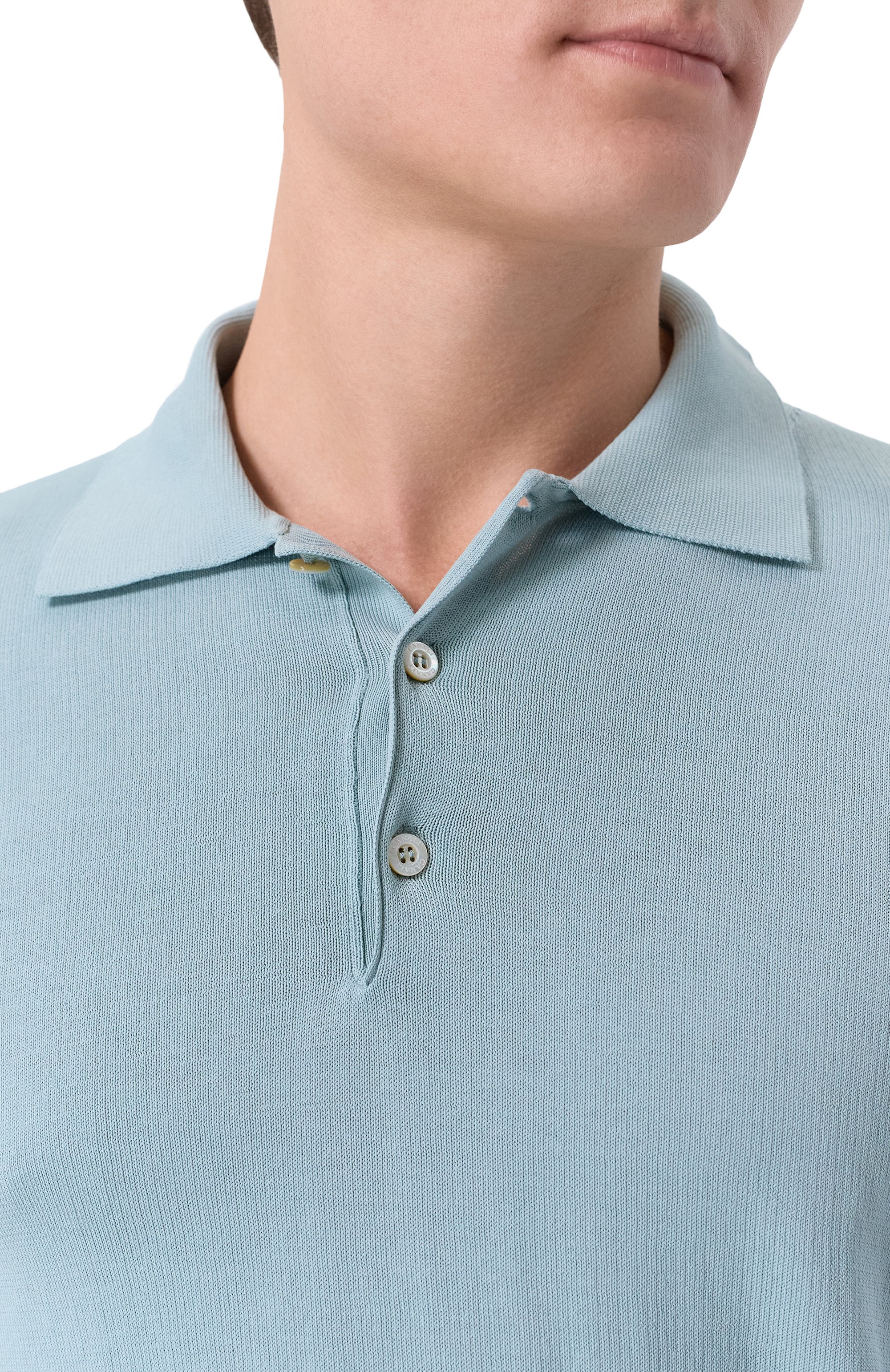 Хлопковое поло CANALI, арт. C0017/MK02459, фото 5