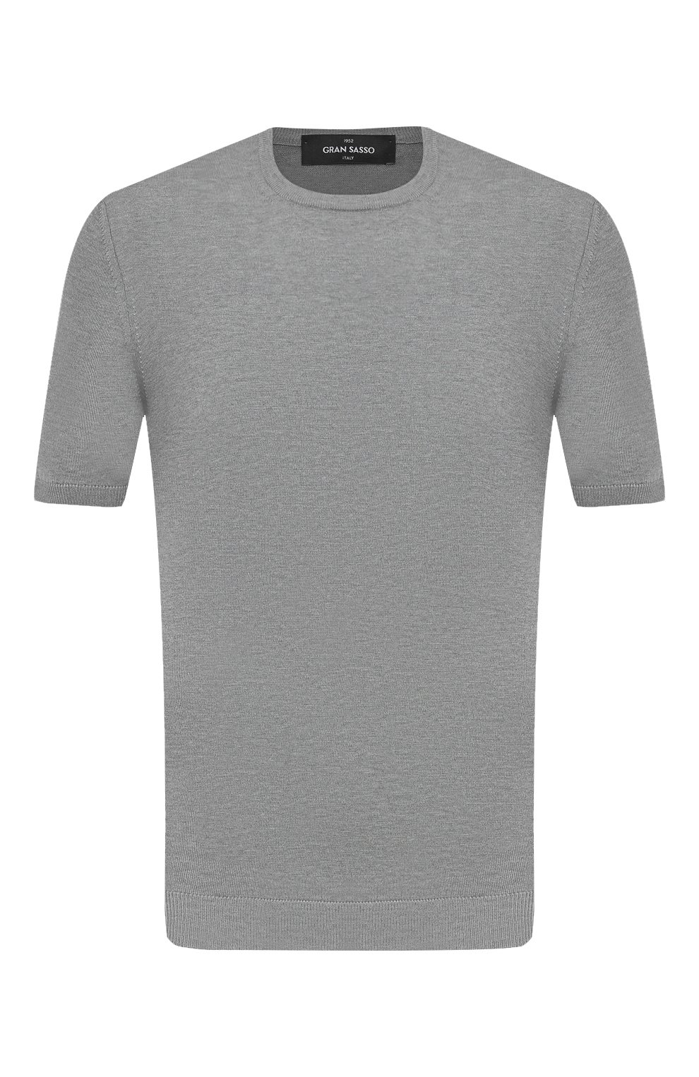 Шелковый джемпер ANDREA CAMPAGNA светло-серого цвета по цене 43900 руб., арт. 43112/23503, фото 1 Шелковый джемпер ANDREA CAMPAGNA, арт. 43112/23503, фото 1