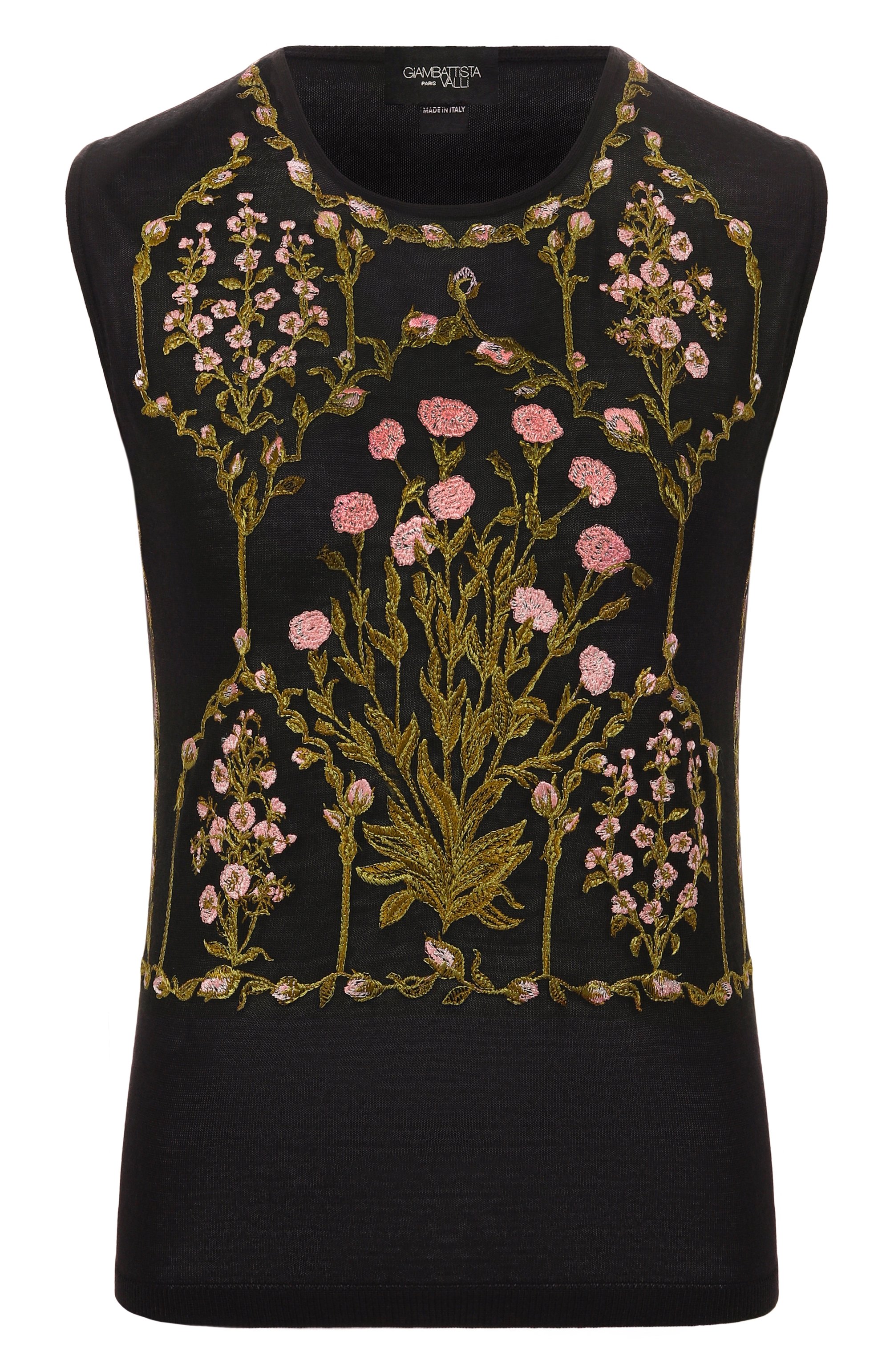 Топ из кашемира и шелка GIAMBATTISTA VALLI, арт. 25FWPVCM0M14/02CAS, фото 1