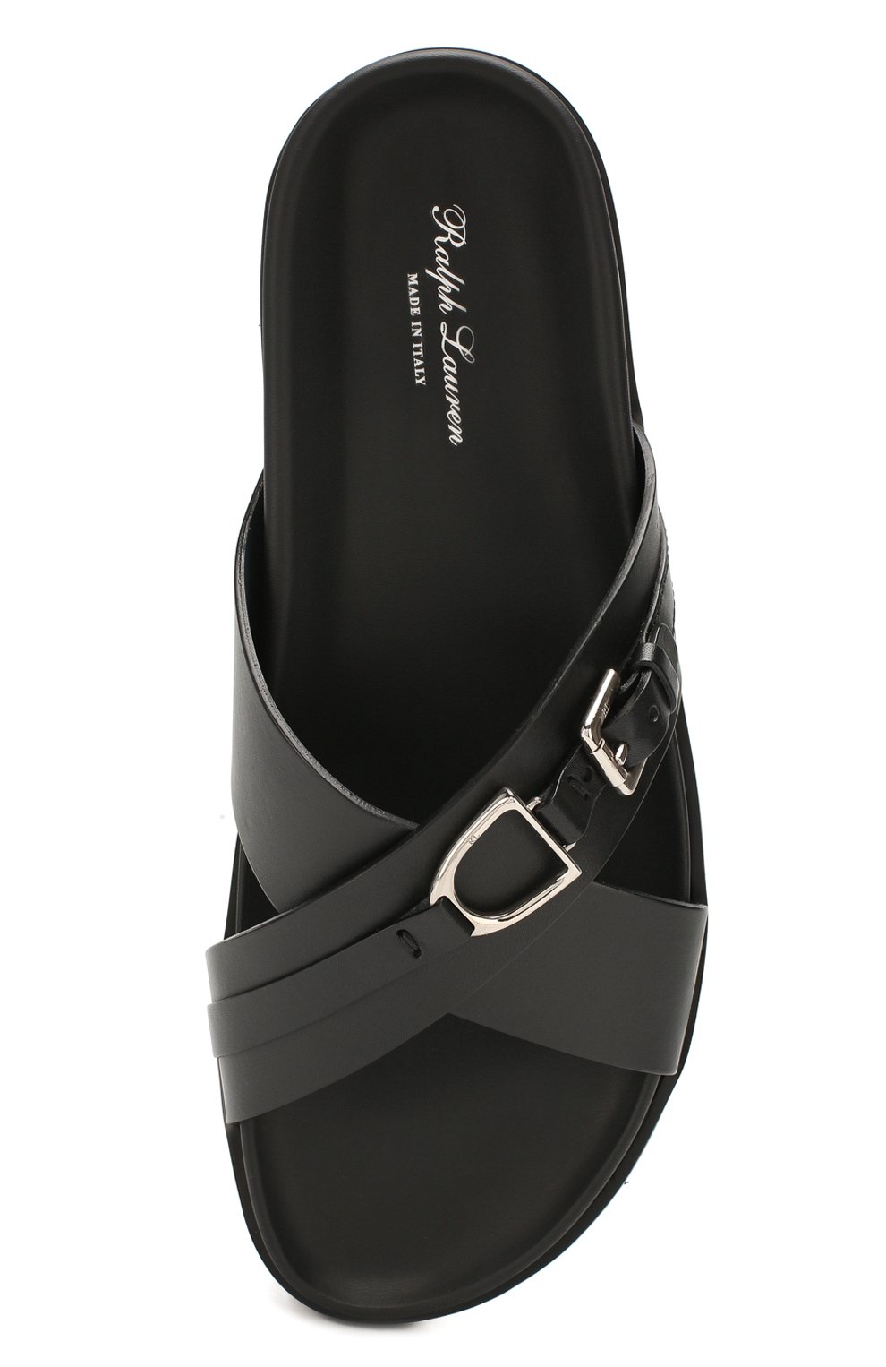 Кожаные шлепанцы RALPH LAUREN, арт. 815795857, фото 5