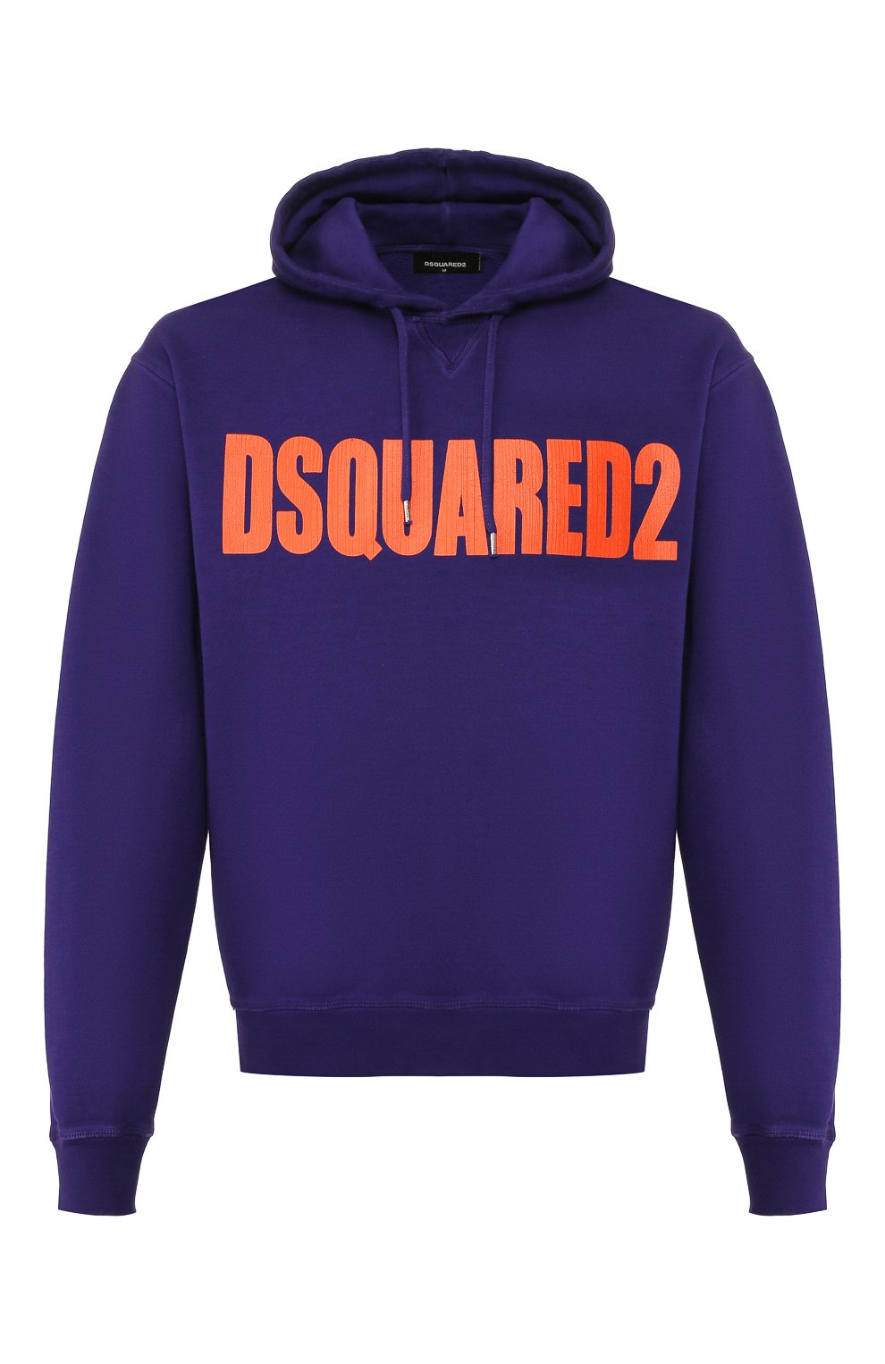 Хлопковое худи DSQUARED2 фиолетового цвета по цене 28250 руб., арт. S74GU0358/S25030, фото 1 Хлопковое худи DSQUARED2, арт. S74GU0358/S25030, фото 1