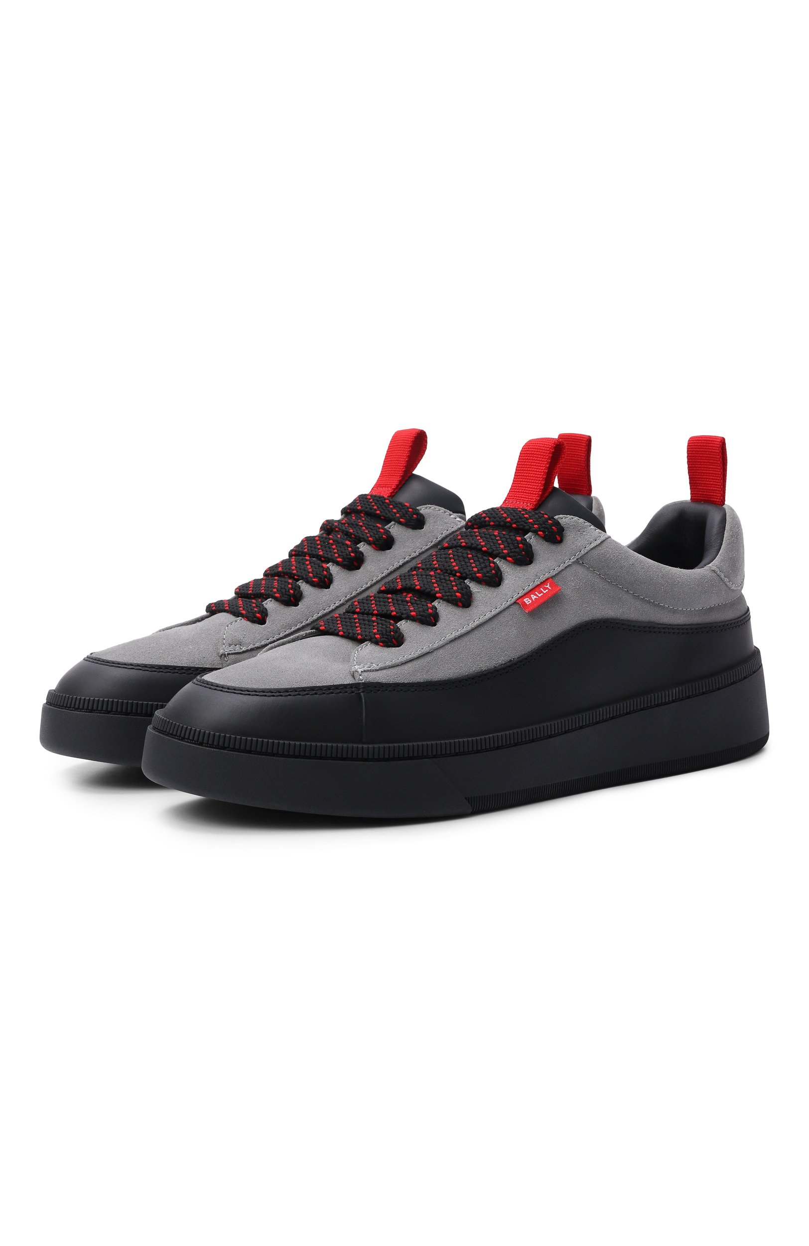 Кожаные кеды rudys BALLY серого цвета по цене 53900 руб., арт. MSK0E7/VT992__SU009I0W9, фото 1 Кожаные кеды rudys BALLY, арт. MSK0E7/VT992__SU009I0W9, фото 1