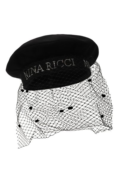 Берет из шерсти и кашемира NINA RICCI, арт. 23AAA0096FEL017, фото 1
