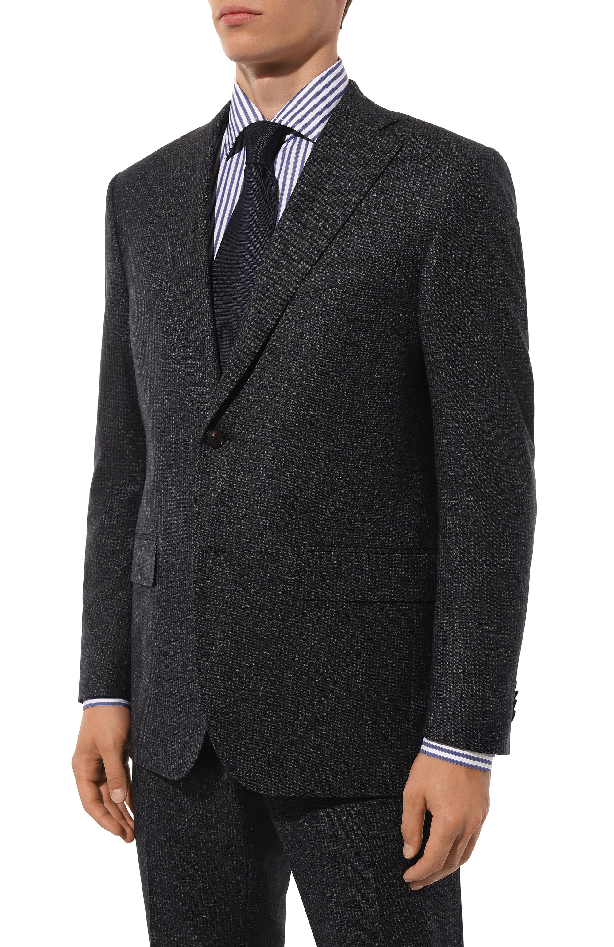 Костюм из шерсти и х лопка CORNELIANI, арт. 946008-9417546_SET, фото 3