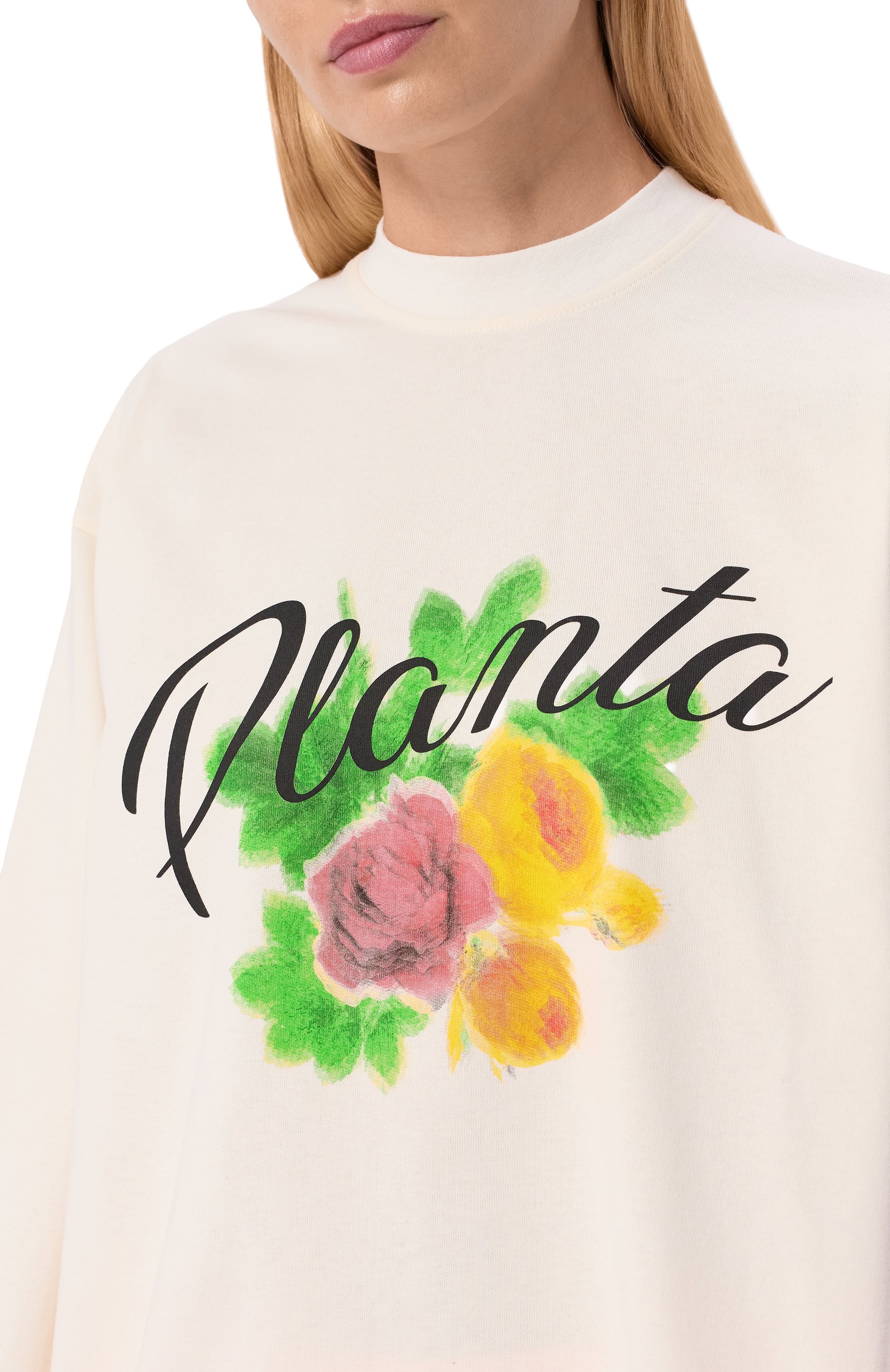 Хлопковый лонгслив PLANTA ROSA, арт. PR/L02.1/DOILY-BOUQUET/280, фото 8