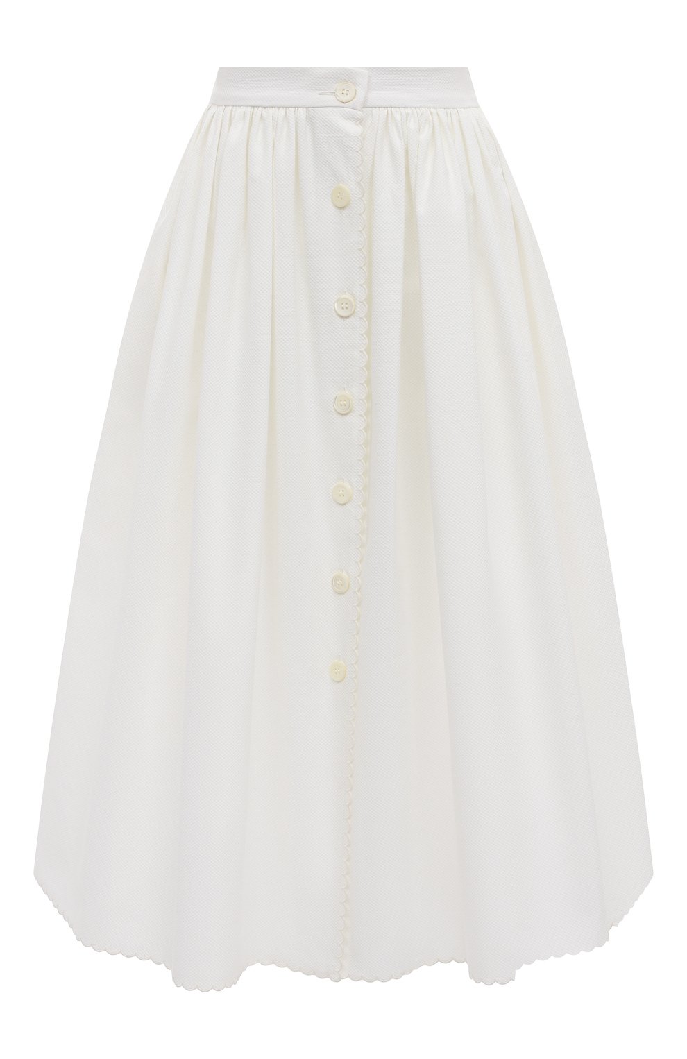 Хлопковая юбка MIU MIU, арт. MG1597-QZT-F0K74, фото 1