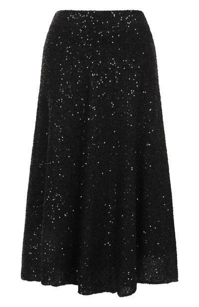 Женская юбка изо льна и кашемира BRUNELLO CUCINELLI, арт. MDJ547689