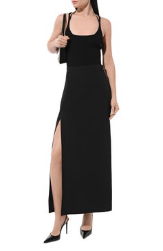 Женский топ из вискозы GIORGIO ARMANI черного цвета, арт. 3DAK05/AM41Z | Фото 2 (Длина (для топов): Стандартные; Драгоценные камни: Проставлено; Материал сплава: Проставлено; Материал внешний: Вискоза; Стили: Романтичный)