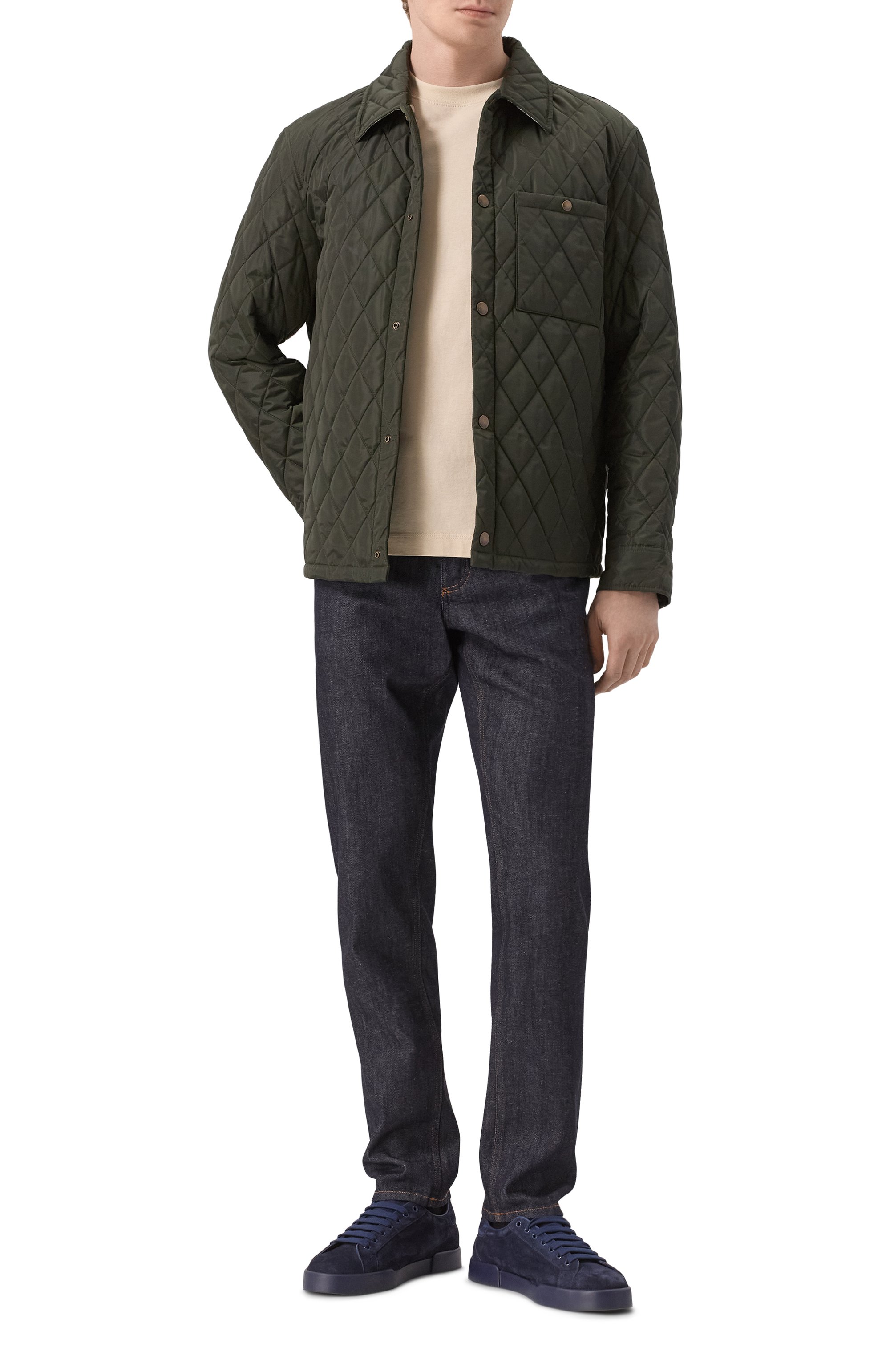 Замшевые кеды strobel portofino light DOLCE & GABBANA, арт. CS2324/A9T67, фото 2