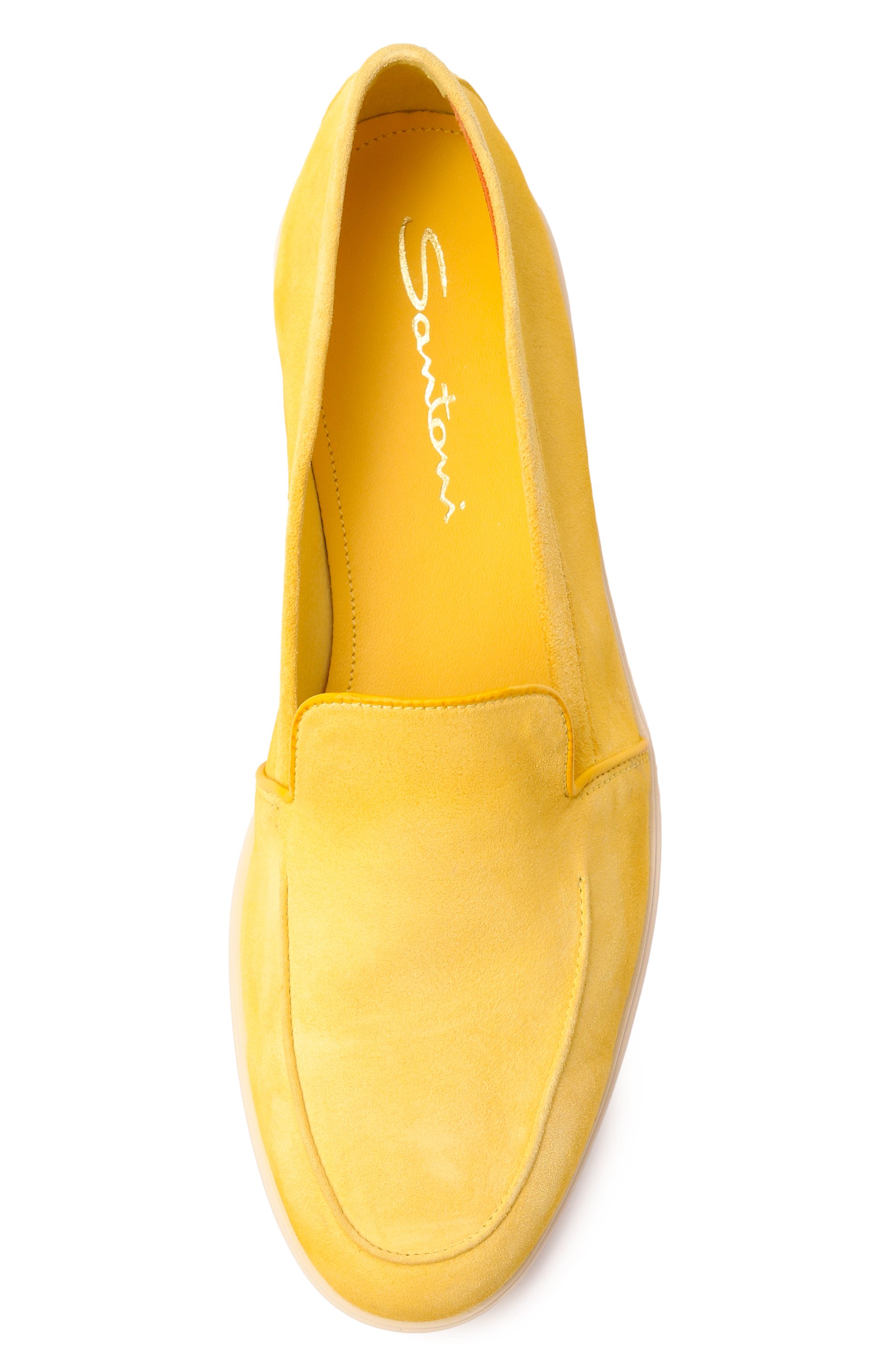 Замшевые лоферы SANTONI, арт. WULG72051AS1SAEA, фото 6