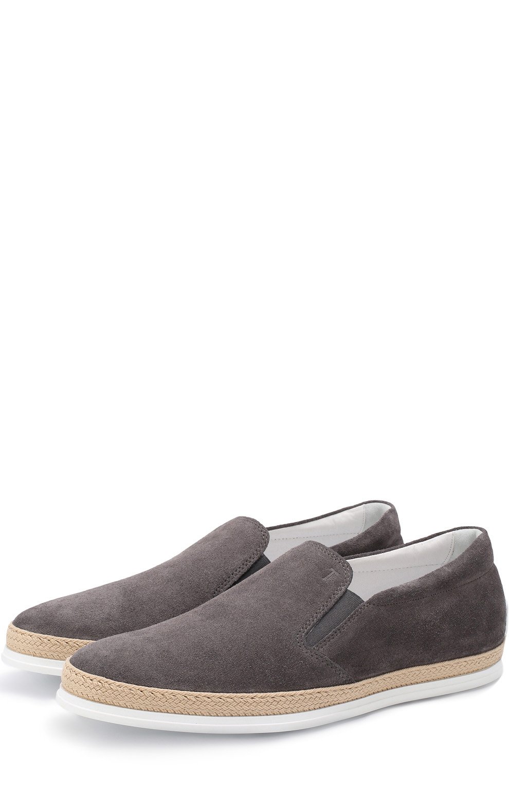 Замшевые слипоны с отделкой TOD’S, арт. XXM0TV0K900RE0B408, фото 1