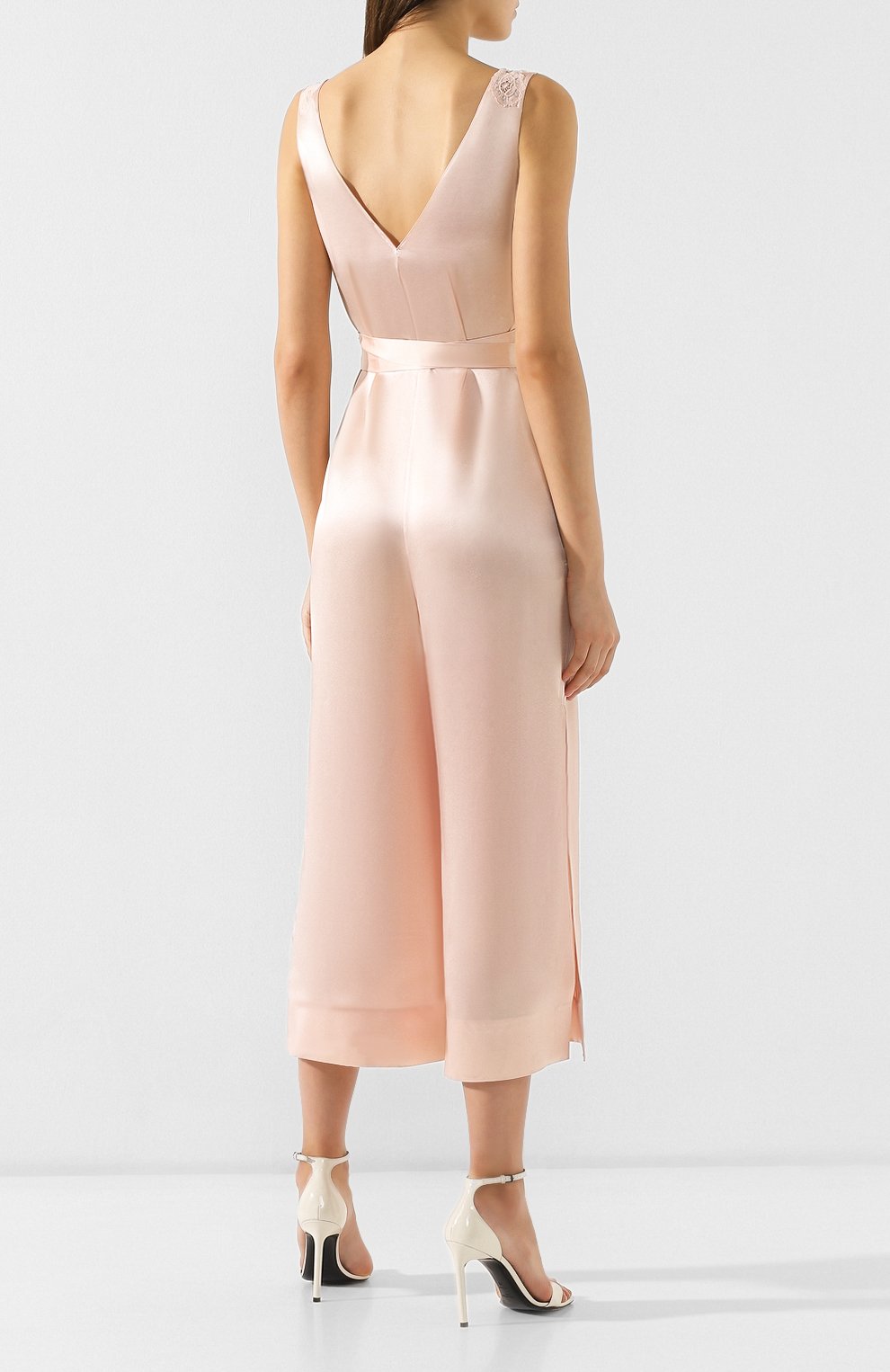 Шелковый комбинезон STELLA MCCARTNEY розового цвета по цене 99500 руб., арт. 559270/SMA65, фото 4 Шелковый комбинезон STELLA MCCARTNEY, арт. 559270/SMA65, фото 4