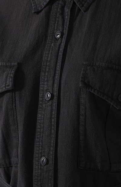 Джинсовое платье RAG AND BONE черного цвета по цене 49950 руб., арт. WCW20S30274B27, фото 5 Джинсовое платье RAG AND BONE, арт. WCW20S30274B27, фото 5