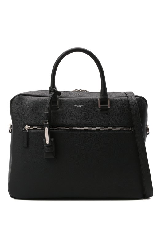 Кожаная сумка для ноутбука Sac de Jour Saint Laurent 656670/DTI0E Чёрный  656670/DTI0E Фото 7