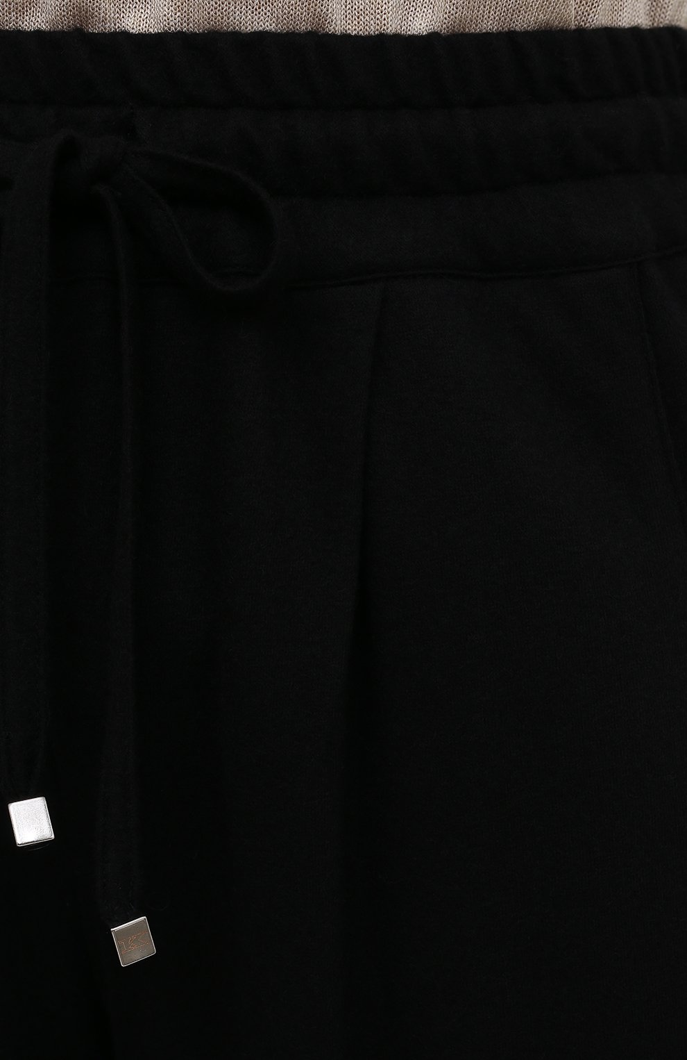 Кашемировые брюки KITON черного цвета по цене 238000 руб., арт. D48122K0535A, фото 5 Кашемировые брюки KITON, арт. D48122K0535A, фото 5