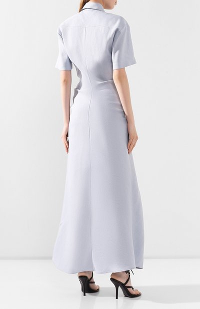 Платье из смеси льна и вискозы OFF-WHITE, арт. 0WDB248S20FAB0014000, фото 4