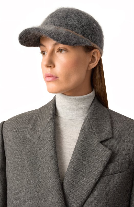 Бейсболка Brunello Cucinelli MCAP9A012 Серый  MCAP9A012 Фото 2