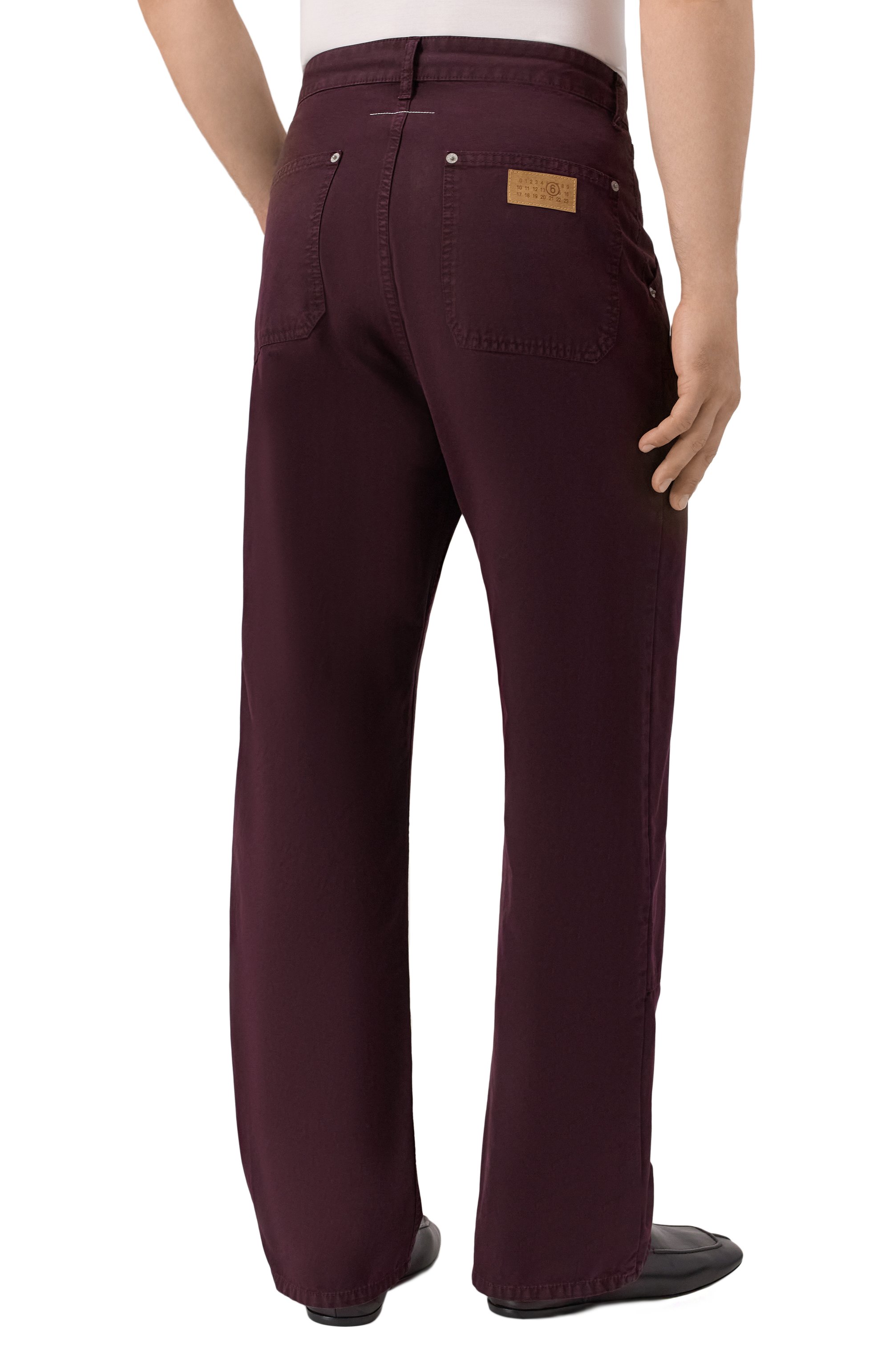 Хлопковые брюки MM6, арт. SH2LA0044/S78548, фото 4