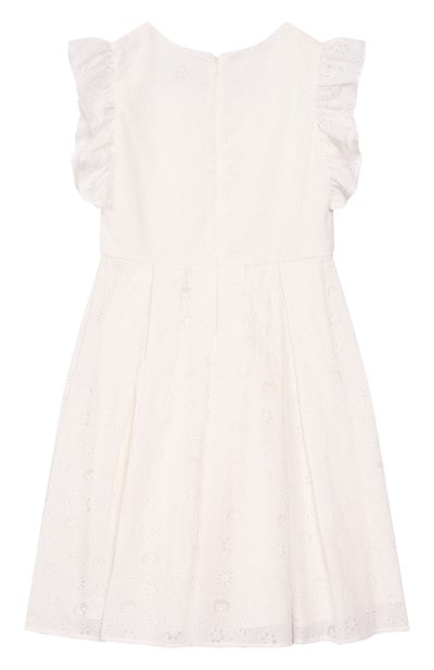 Платье MOSCHINO молочного цвета по цене 31700 руб., арт. HDV0G2/LZB15/4-8, фото 2 Платье MOSCHINO, арт. HDV0G2/LZB15/4-8, фото 2